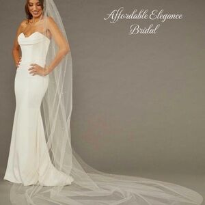 Cathedral Pearl Ivory Veil